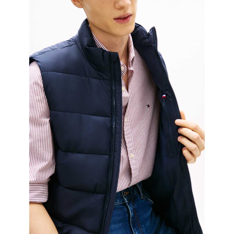 Tommy Hilfiger Flag Embroidery Water Repellent Puffer Gilet image number 2